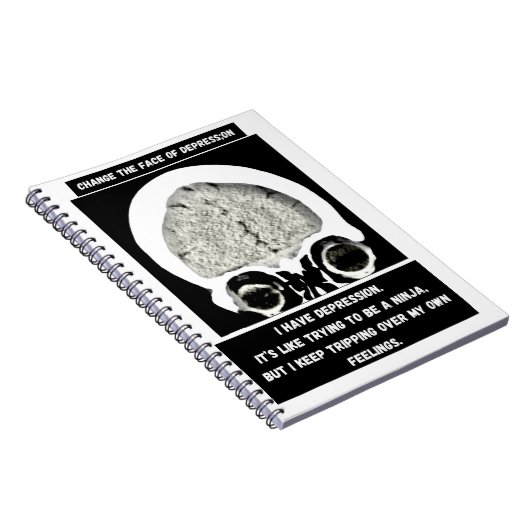 CTFOD_Ninja CTScan-Logo Notizblock (Rechte Seite)