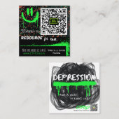 CTFOD Resource Directory Advocatus Quadratische Visitenkarte (Vorne/Hinten)