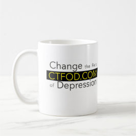 CTFOD verändern das Gesicht der Depression Banner  Kaffeetasse