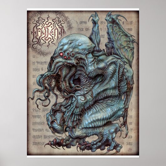 Cthulhu 18x24 poster (Vorne)