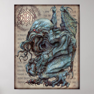 Cthulhu 8,5 x 11 poster