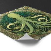 Cthulhu Art Nouveau Poster (Ecke)