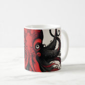 Cthulhu Asian Tinte Malerei Kaffeetasse (VorderseiteRechts)