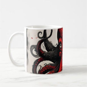 Cthulhu Asian Tinte Malerei Kaffeetasse