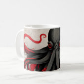 Cthulhu Asian Tinte Malerei Kaffeetasse (Vorderseite Links)