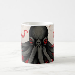 Cthulhu Asian Tinte Malerei Kaffeetasse