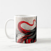 Cthulhu Asian Tinte Malerei Kaffeetasse (Links)