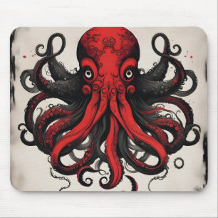 Cthulhu Asian Tinte Malerei Mousepad