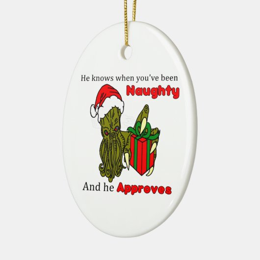 Cthulhu Christmas Keramik Ornament (Links)
