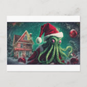 Cthulhu Christmas Spirits- The Ghost of Nihilithic Postkarte (Vorderseite)