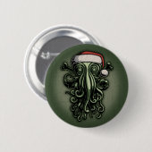 Cthulhu Claus Button (Vorne & Hinten)