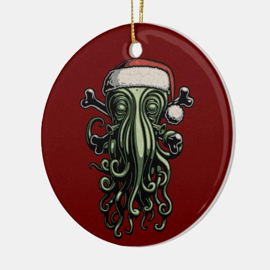 Cthulhu Claus Keramikornament (Links)