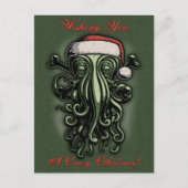 Cthulhu Claus Postkarte (Vorderseite)