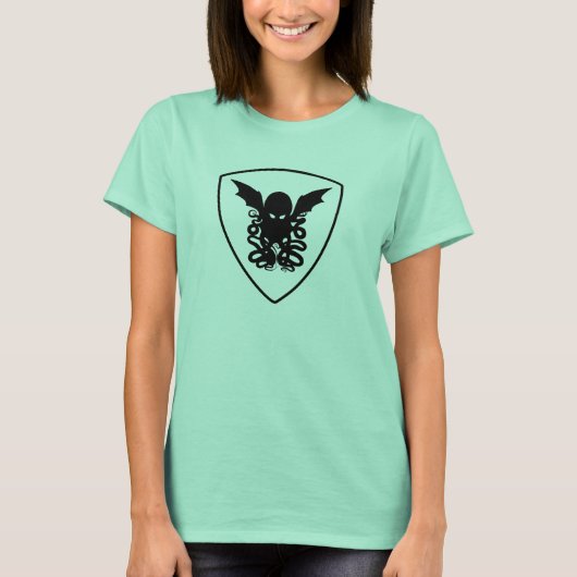 Cthulhu Crest Ladies T-Shirt (Vorderseite)