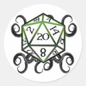Cthulhu D20 Aufkleber (Vorderseite)
