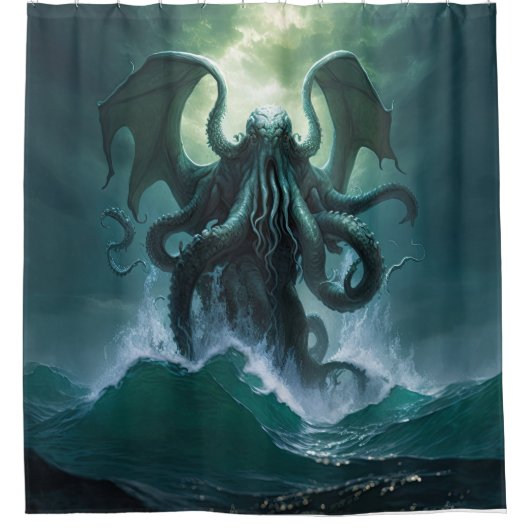 Cthulhu Duschvorhang (Vorderseite)