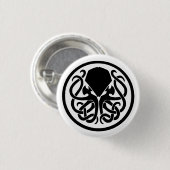 Cthulhu Emblem Button (Vorne & Hinten)