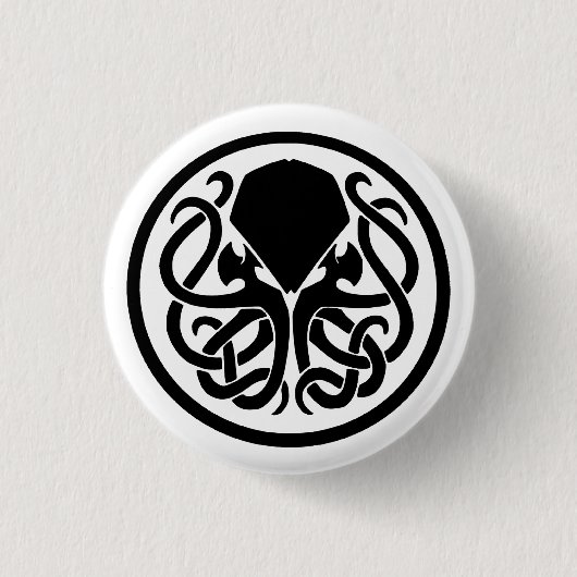 Cthulhu Emblem Button (Vorderseite)