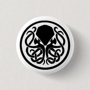 Cthulhu Emblem Button