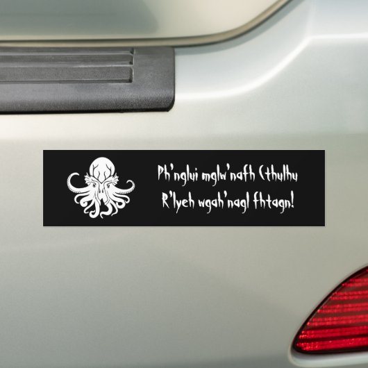 Cthulhu Fhtagn Autoaufkleber (Auf Auto)