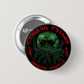 Cthulhu Fhtagn Knopf Button (Vorne & Hinten)