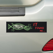 Cthulhu Fisch-Autoaufkleber - Lovecraft Autoaufkleber (Auf Auto)