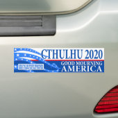 Cthulhu für Präsident 2020 - Gute Trauer für Ameri Autoaufkleber (Auf Auto)