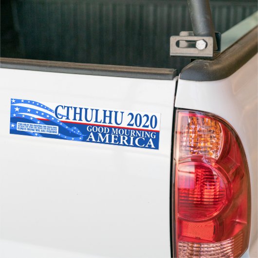 Cthulhu für Präsident 2020 - Gute Trauer für Ameri Autoaufkleber (Auf Lkw)