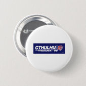 Cthulhu für Präsident Button (Vorne & Hinten)