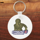 Cthulhu für Präsident Schlüsselanhänger (Vorderseite)