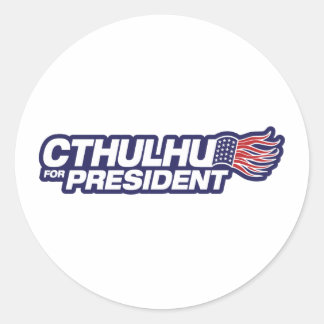 Cthulhu für Präsident Sticker