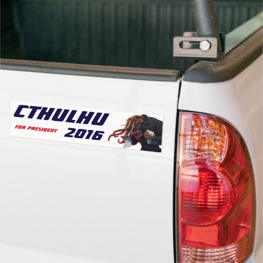 "Cthulhu für Präsidenten 2016 " Autoaufkleber (Auf Lkw)