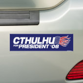 Cthulhu für Präsidenten Autoaufkleber (Auf Auto)