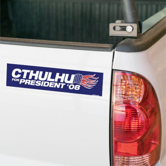Cthulhu für Präsidenten Autoaufkleber (Auf Lkw)