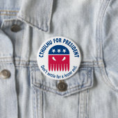 Cthulhu für Präsidenten Button (Beispiel)