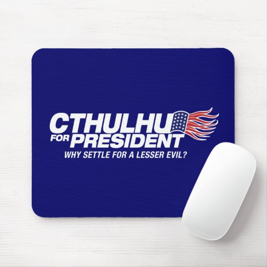 cthulhu für Präsidenten - warum Bank für ein wenig Mousepad (Mit Mouse)