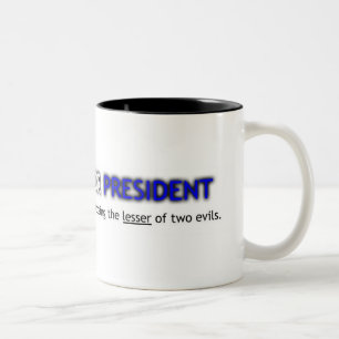 Cthulhu für Präsidenten Zweifarbige Tasse