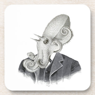 Cthulhu Gentleman Vintage Illustrations Untersetze Untersetzer