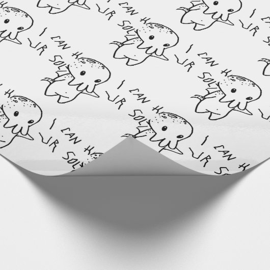 Cthulhu Geschenkpapier (Ecke)