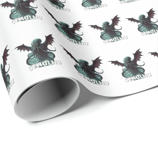 Cthulhu Geschenkpapier (Rolleneckpunkt)