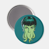 Cthulhu Girl Magnet (Vorderseite/Rückseite)