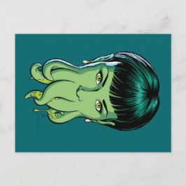 Cthulhu Girl Postcard Postkarte