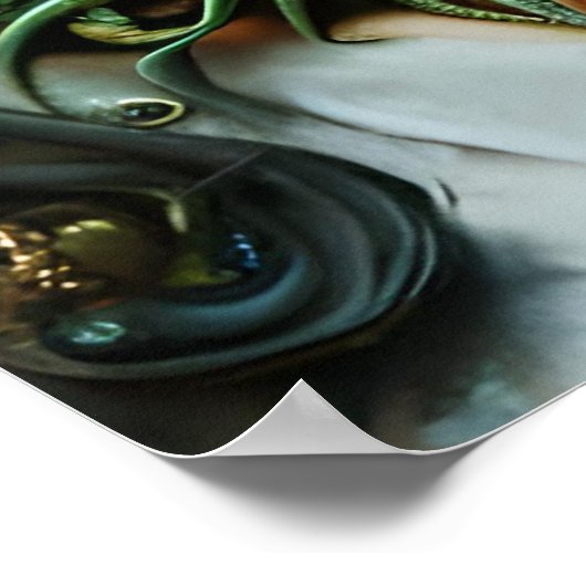 Cthulhu-Göttin Poster (Ecke)