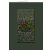 Cthulhu Grußkarte (Vorne)