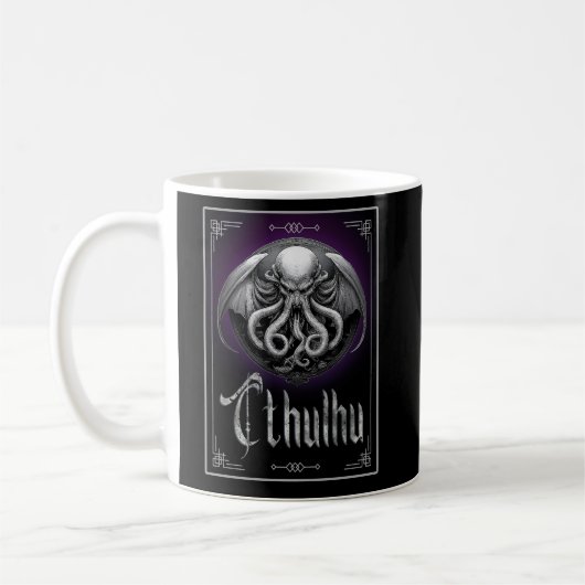 Cthulhu Halloween-Horror Kaffeetasse (Links)