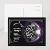 Cthulhu Halloween-Horror Postkarte (Vorne/Hinten)