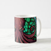 Cthulhu Hartglas Kaffeetasse (VorderseiteRechts)