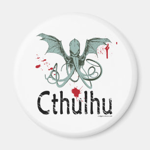 Cthulhu Horror Vektorart Magnet