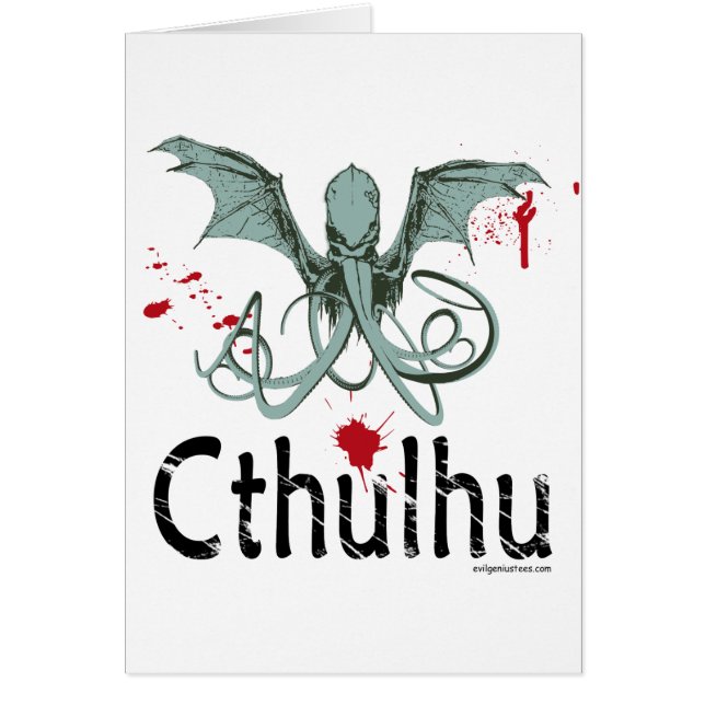 Cthulhu Horror-vektorkunst (Vorne)