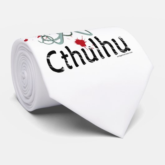 Cthulhu Horror-vektorkunst Krawatte (Gerollt)